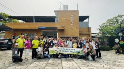 分署同仁、社區夥伴及協力團隊大合照 (林業保育署新竹分署提供)